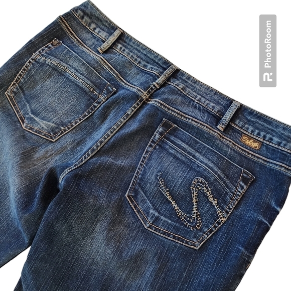 SILVER Jeans "LAEL" bootcut dark wash 36 x 33 - Picture 7 of 11